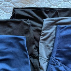 MED COUTURE maternity scrub pants (5) and scrub tops (2)